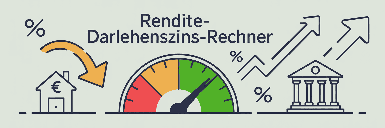 Rendite-Darlehenszins-Hebelrechner