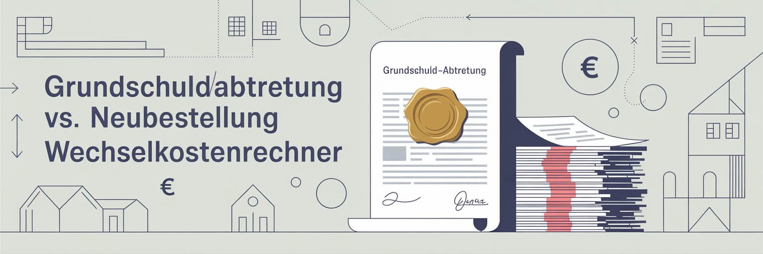 Grundschuldabtretung vs. Neubestellung